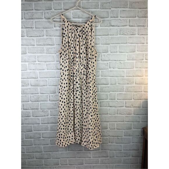 KATE SPADE Viscose POLKA DOT Print Take a Walk on the Wild Side HALTER Dress Siz - Picture 2 of 8